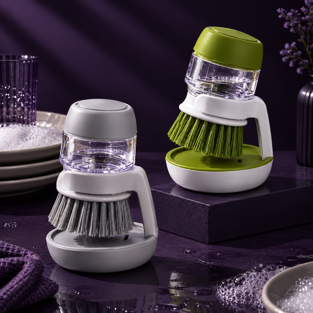 ZUVIA™ Soap Dispensing Dish Brush
