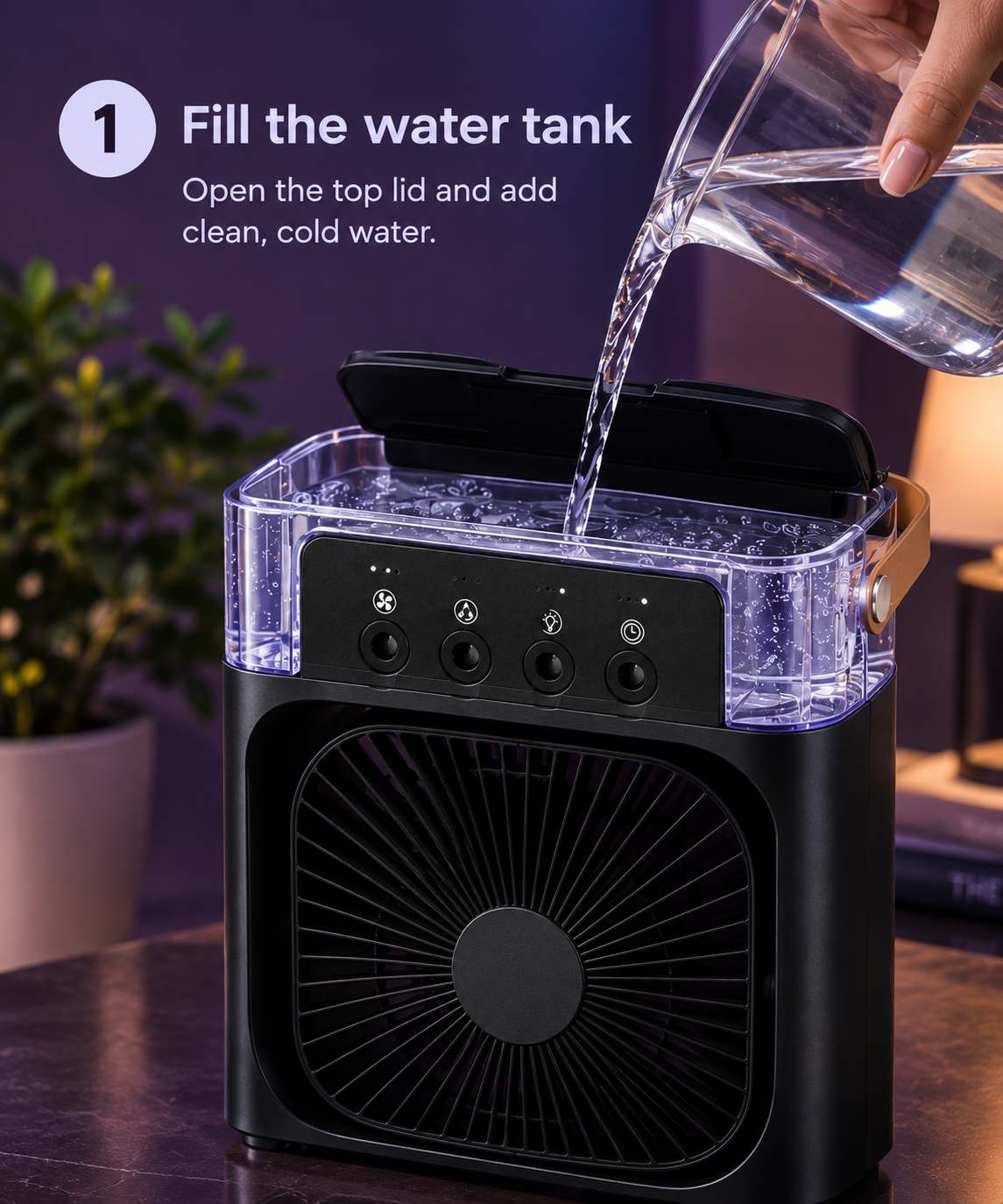 ZUVIA™ BreezeBlitz Cooling Mister & Fan