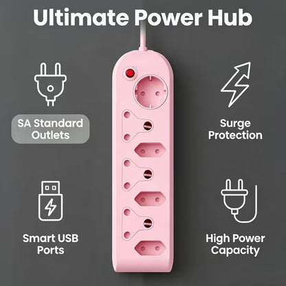 ZUVIA™ 7-Way Multi-Plug Power Strip