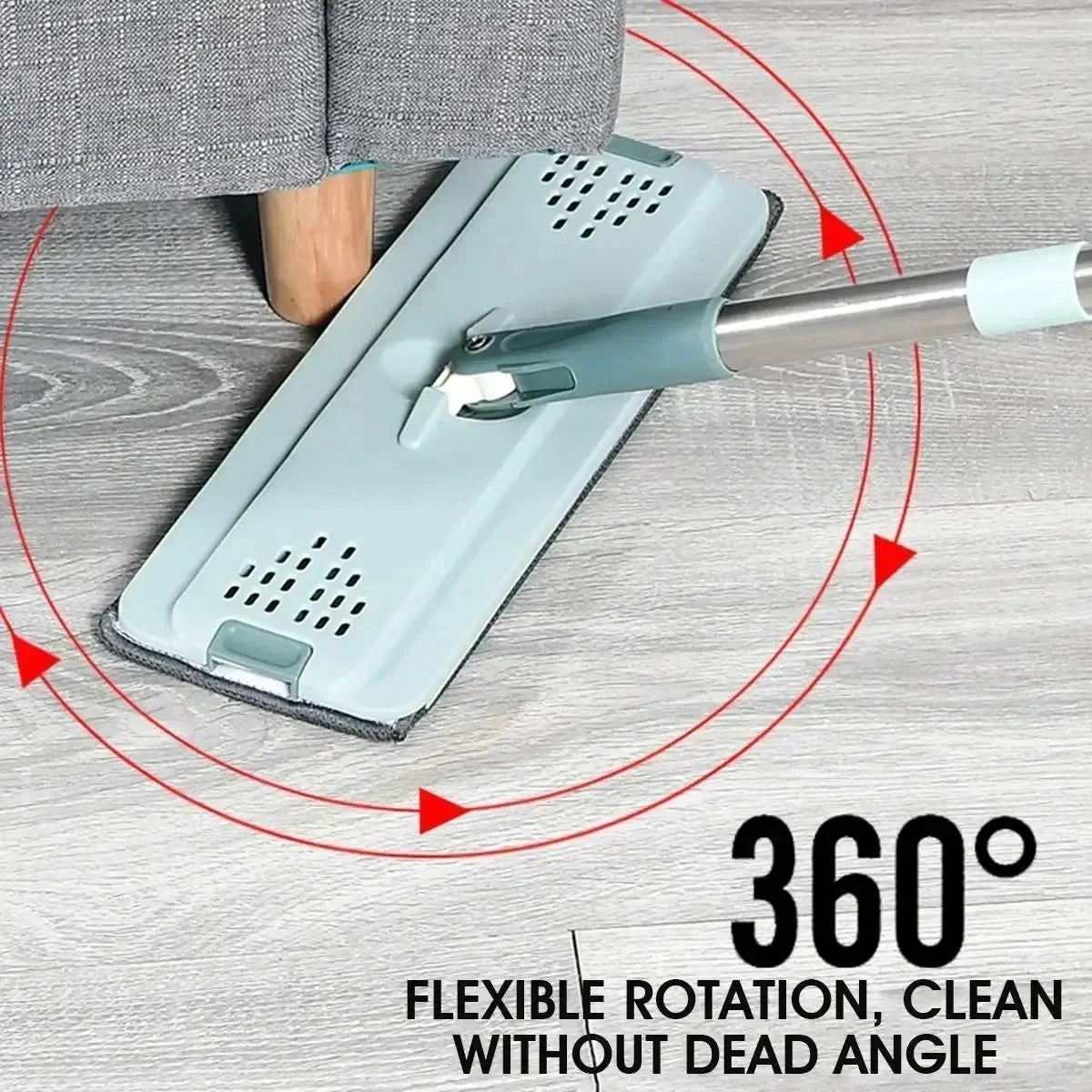 ZUVIA™ Flat Squeeze Mop & Bucket Set