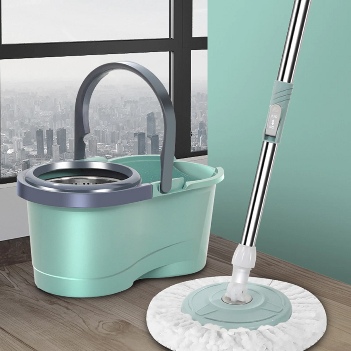 ZUVIA™ Magic 360° Spin Mop & Bucket