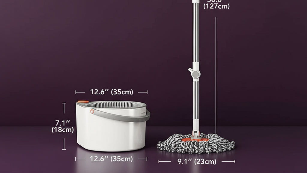 ZUVIA™ 360° Spin Mop & Bucket Set 3000