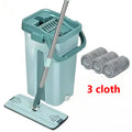 ZUVIA™ Flat Squeeze Mop & Bucket Set