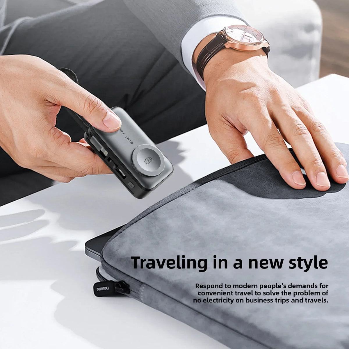 ZUVIA™ 3-in-1 Magnetic Power Bank 5000mAh