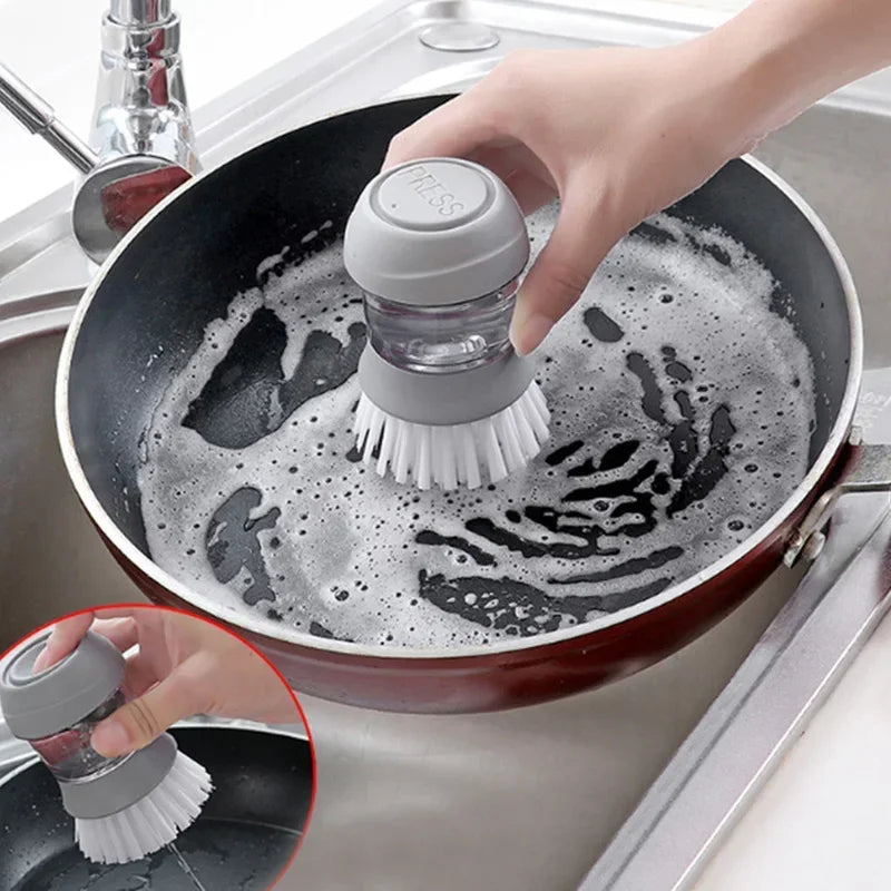 ZUVIA™ Soap Dispensing Dish Brush