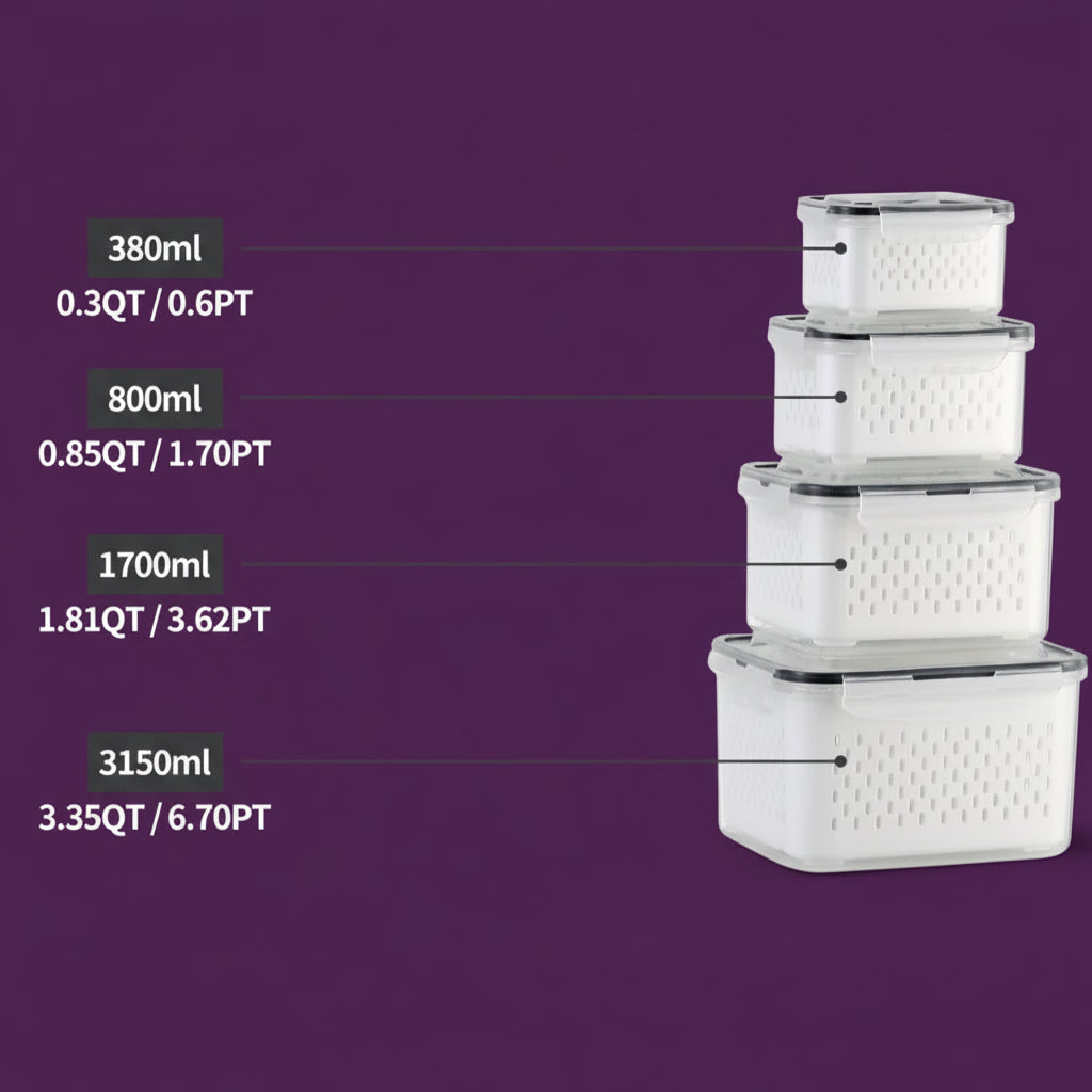 ZUVIA™ Fresh Produce Storage Container