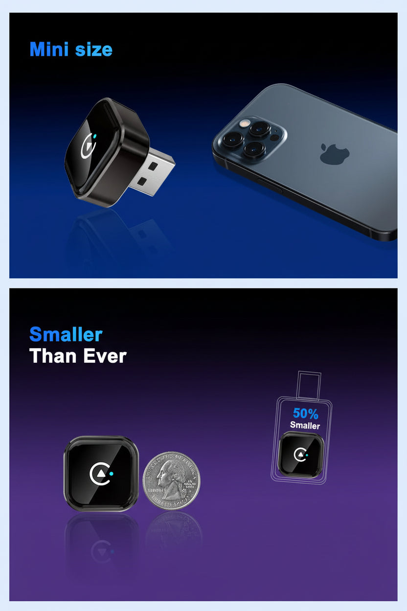 ZUVIA™ Wireless CarPlay Auto Adapter